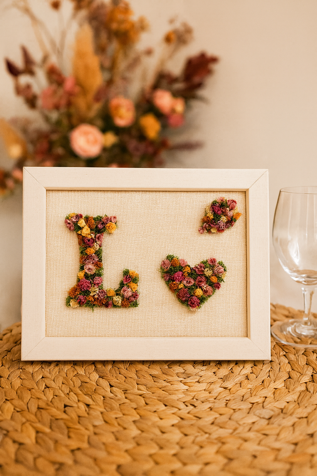 Letra personalizada + Corazón